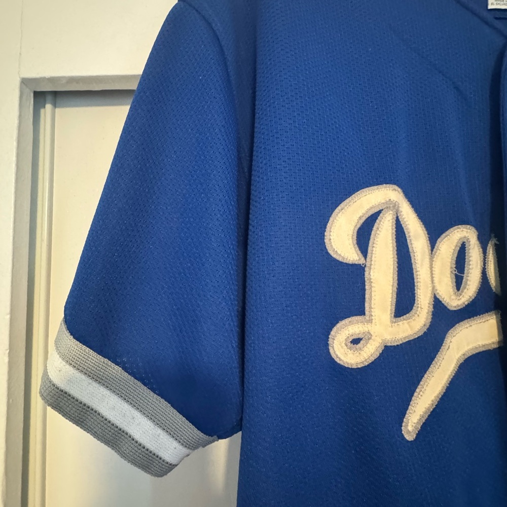 Pre-Owned Raúl Mondesi Dodgers Blue Baseball Jersey - Picture 6 of 7